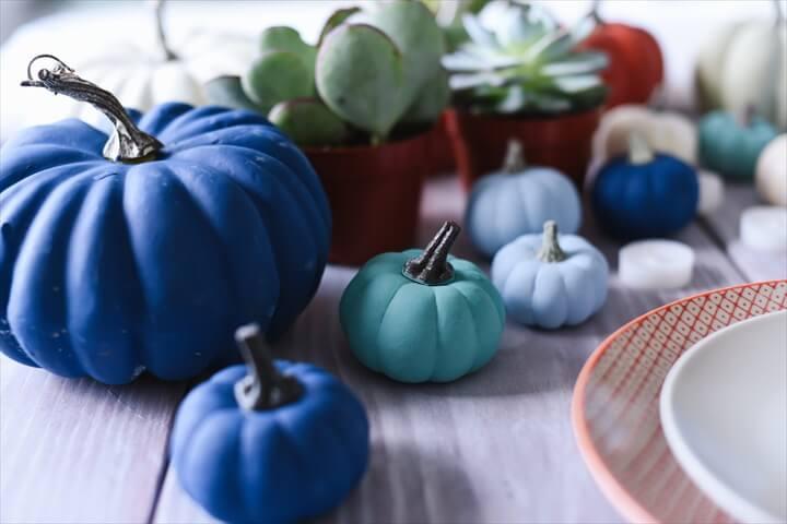 pumpkin home decor, painted decor, diy ideas