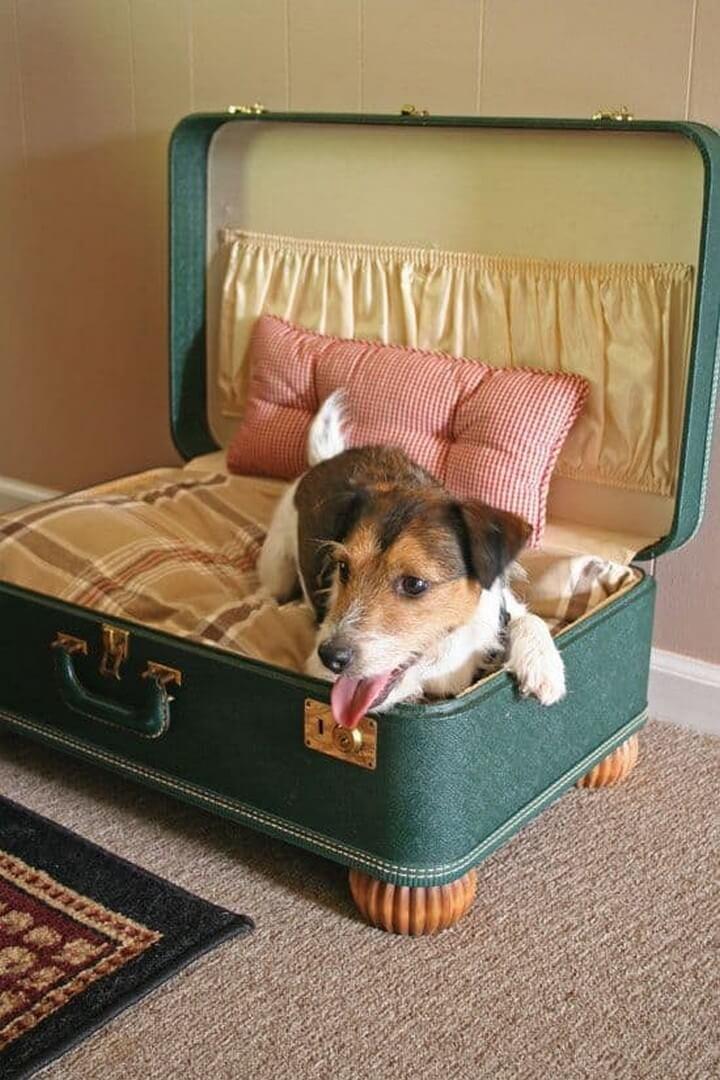 travel dog house, travel dog bed, diy ideas, dog pet bed