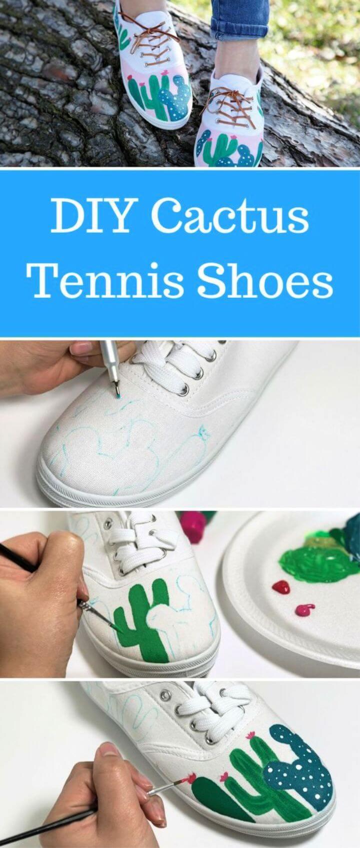 Cactus Tennis Shoes Tutorial