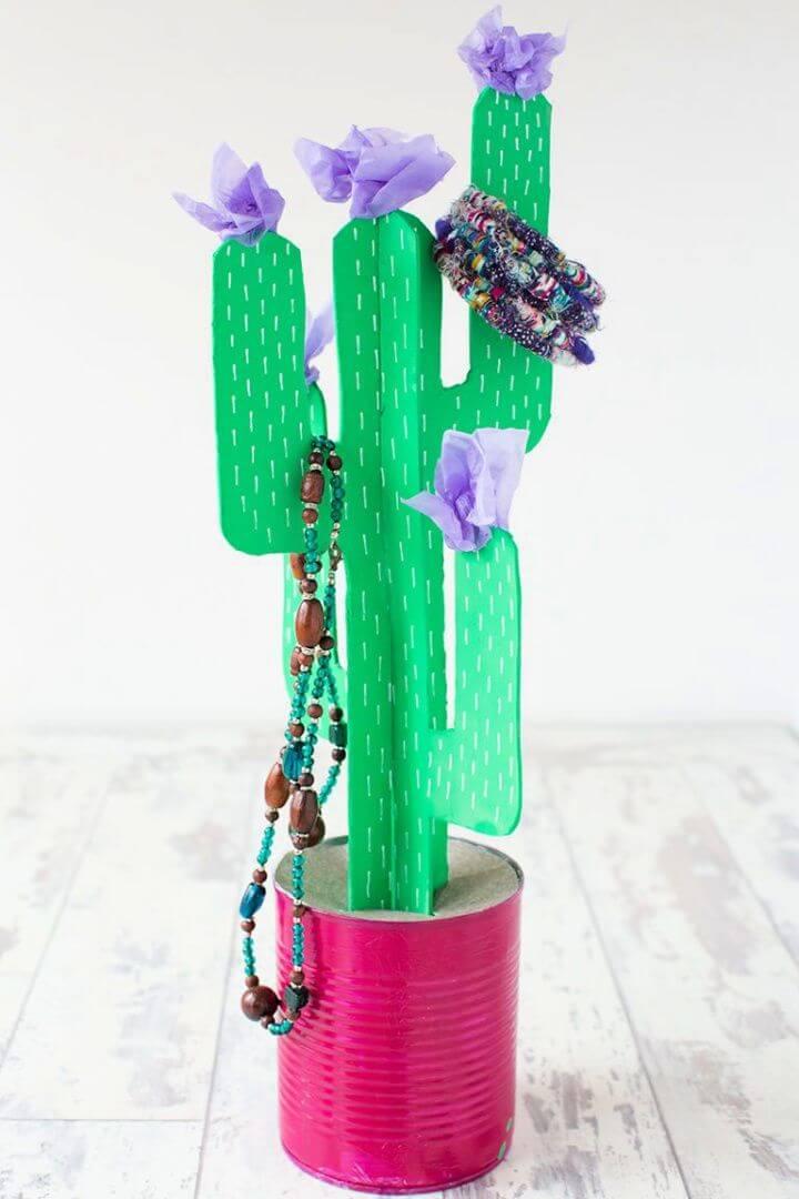 Cardboard Cactus DIY Project