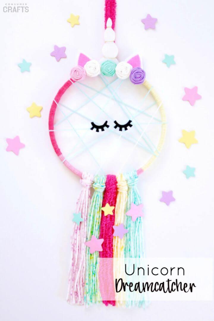 Create Your Own Unicorn Dreamcatcher