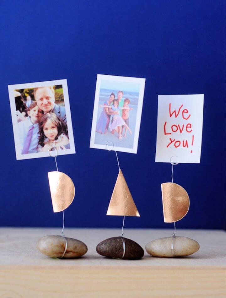 Creative DIY Fathers Day Photo Holders