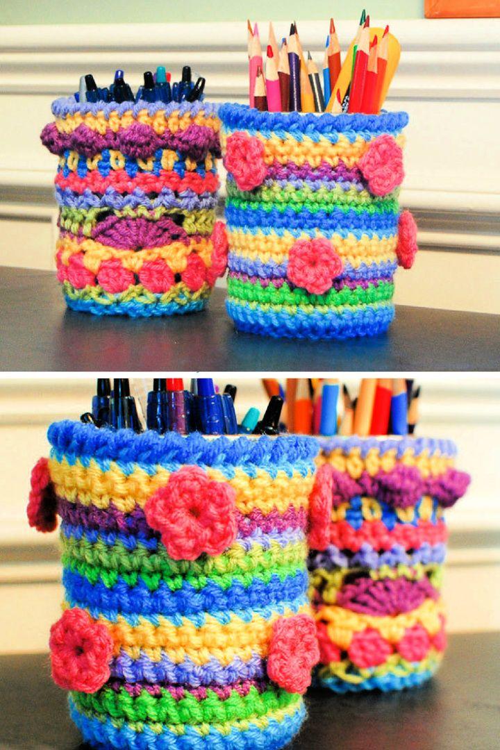 Crochet Mason Jar Cozy Pattern
