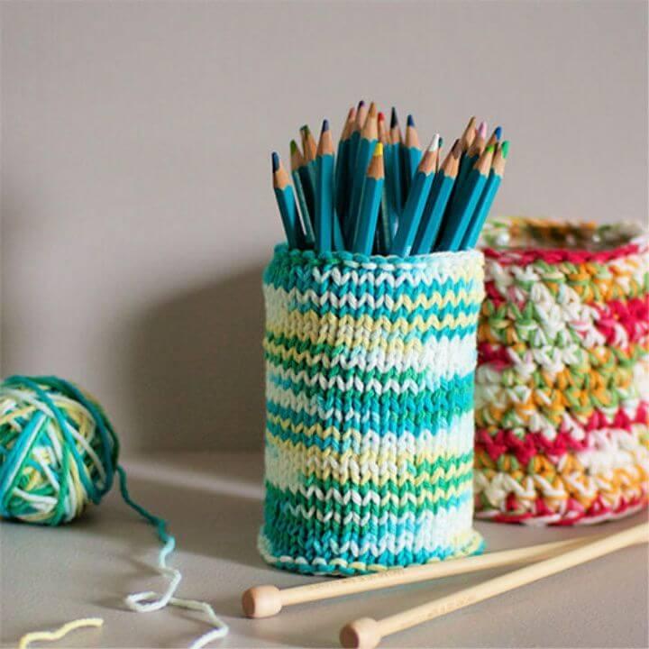 Crochet Pencil Holder Cozy