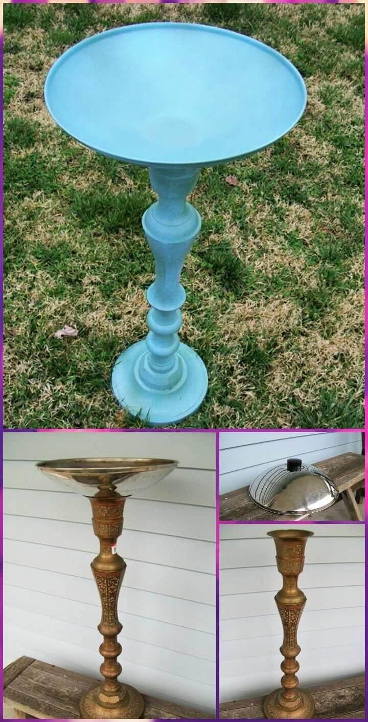 DIY Birdbath and Water Feeder