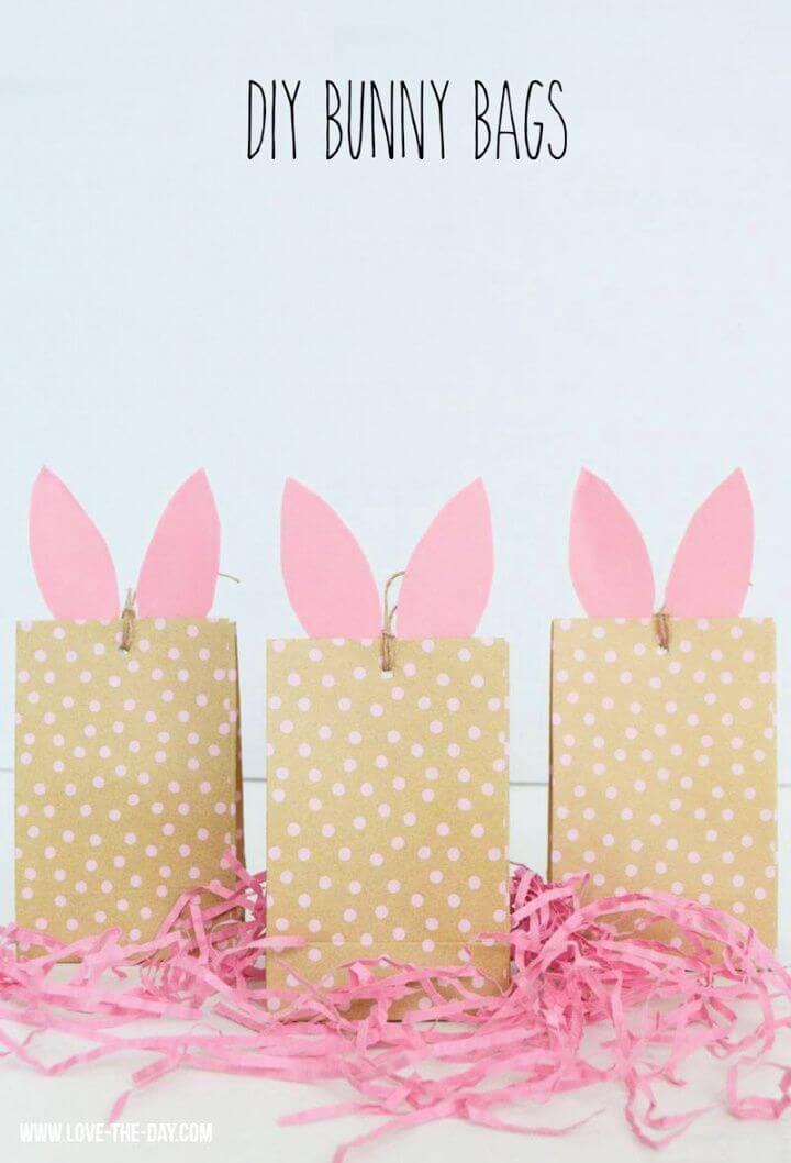 DIY Bunny Craft Bags