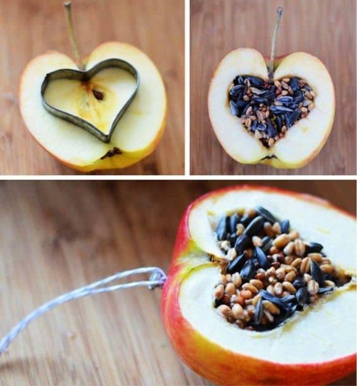 DIY Carved Apple Feeder Tutorial