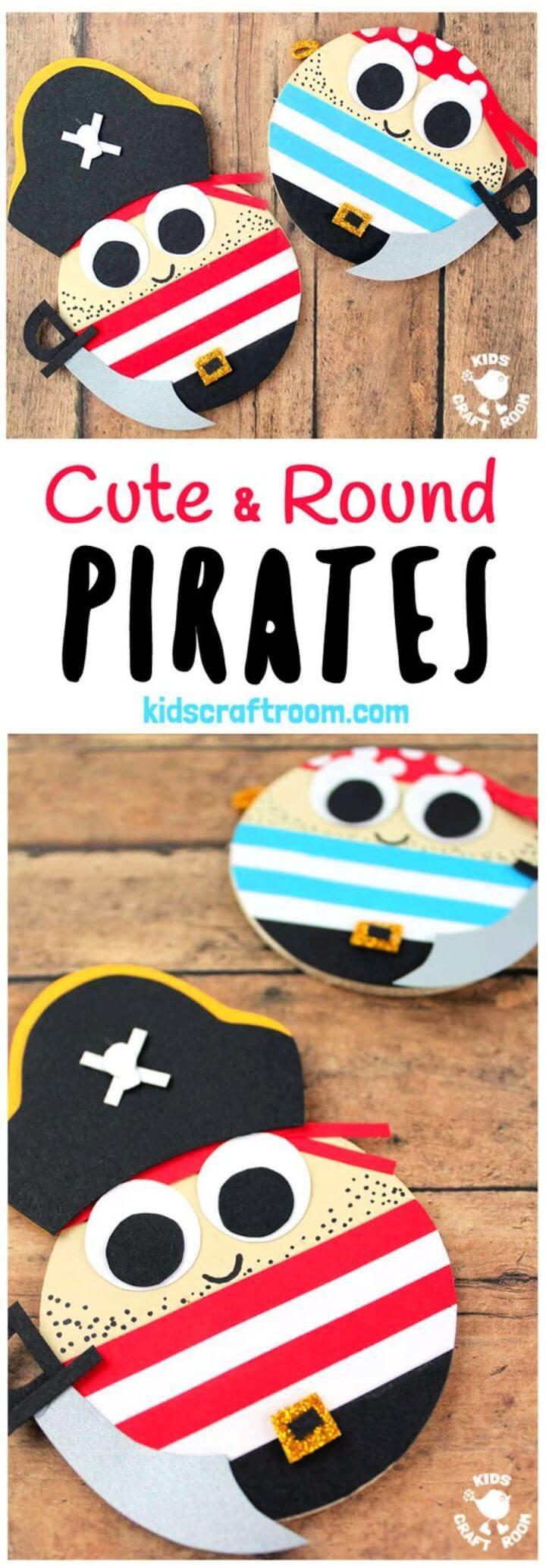 DIY Cute Round Pirate Craft