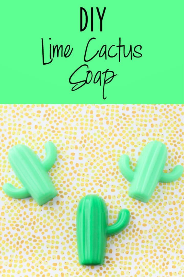 DIY Lime and Cactus Soap