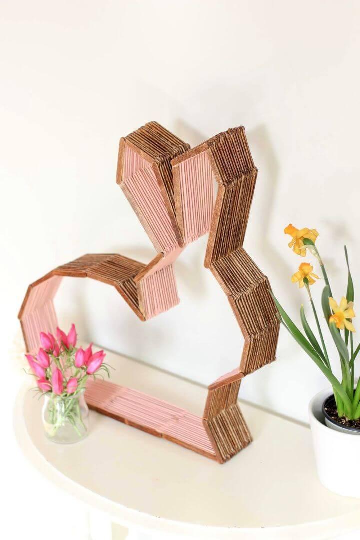 DIY Modern Bunny Wall Decor