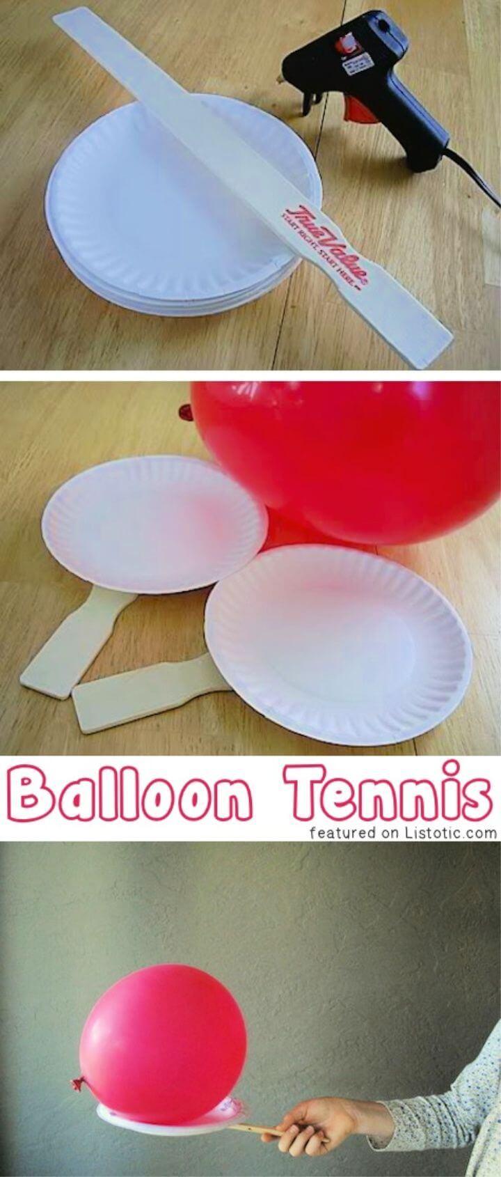 DIY Paddle Balloon Game