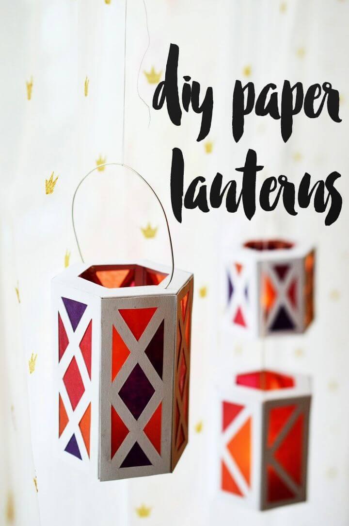 DIY Paper Lanterns Tutorial