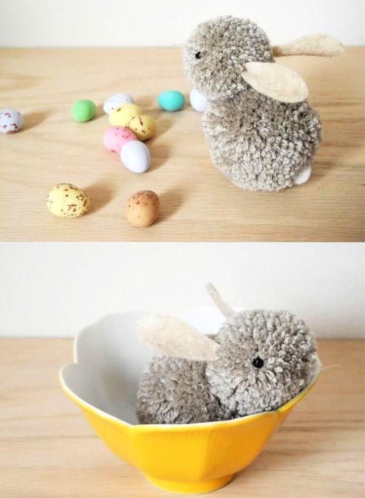 DIY Pom Pom Bunny