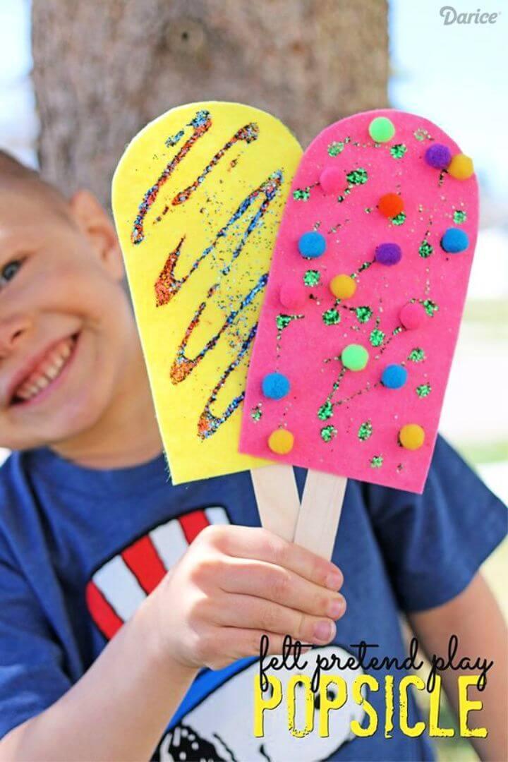 DIY Popsicle Craft for Pretend Play