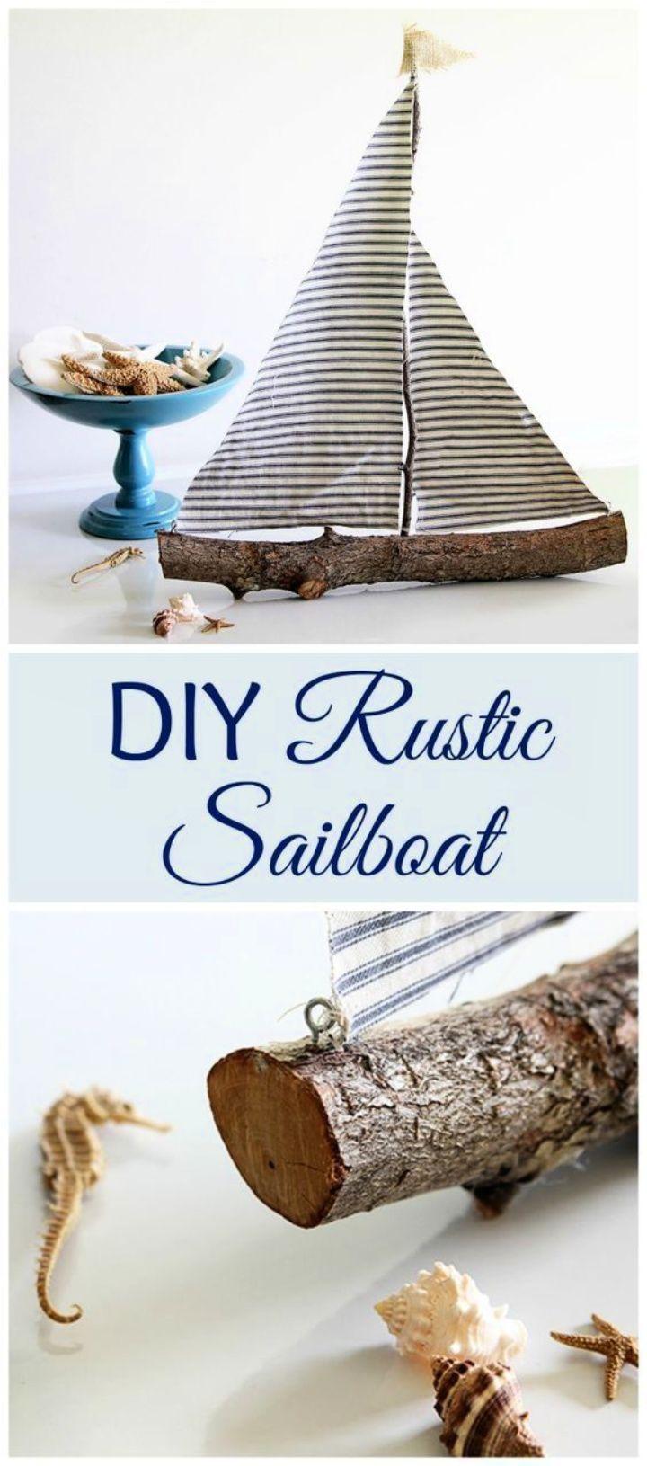 DIY Rustic Sailboat Tutorial