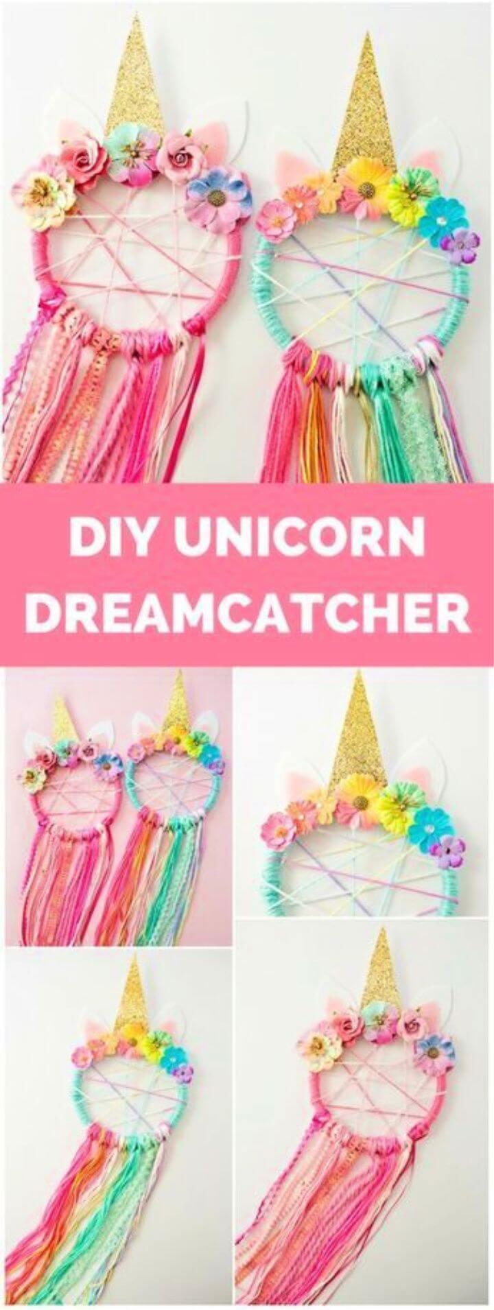 DIY Unicorn Dreamcatche Tutorial