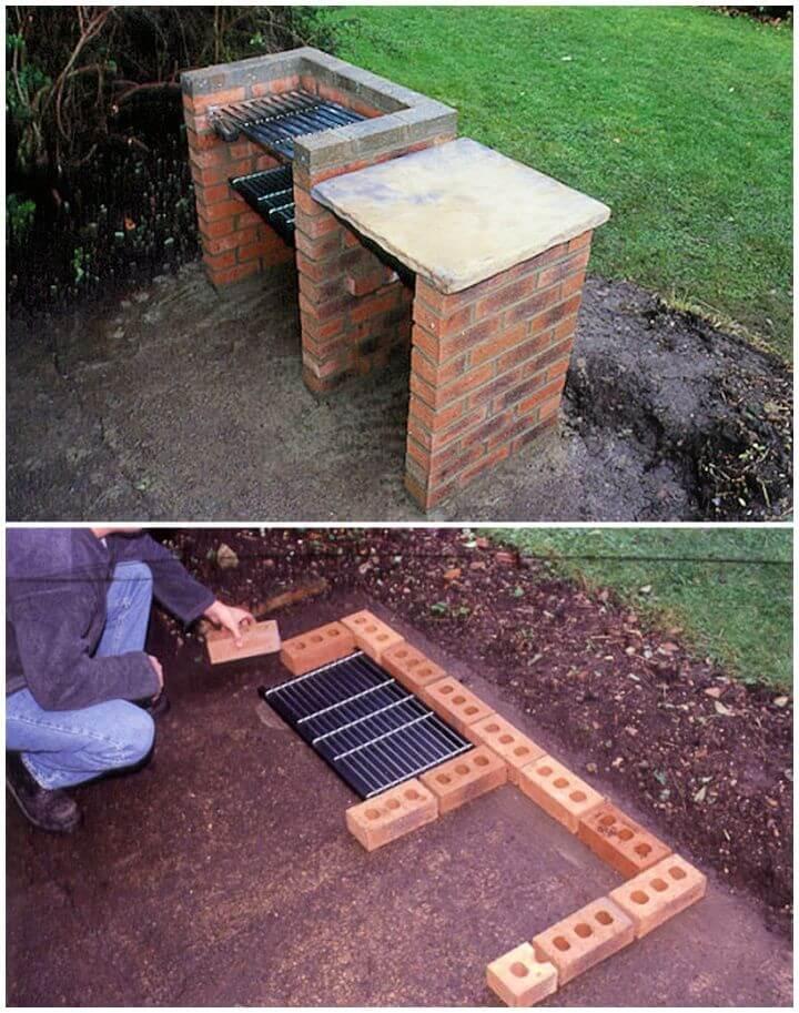 How To Create A DIY Brick Barbecue
