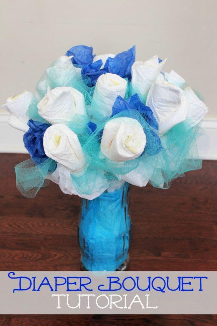 How To Make A DIY Diaper Bouquet