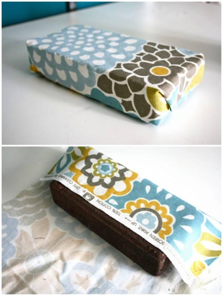 How To Make A DIY Fabric Covered Brick