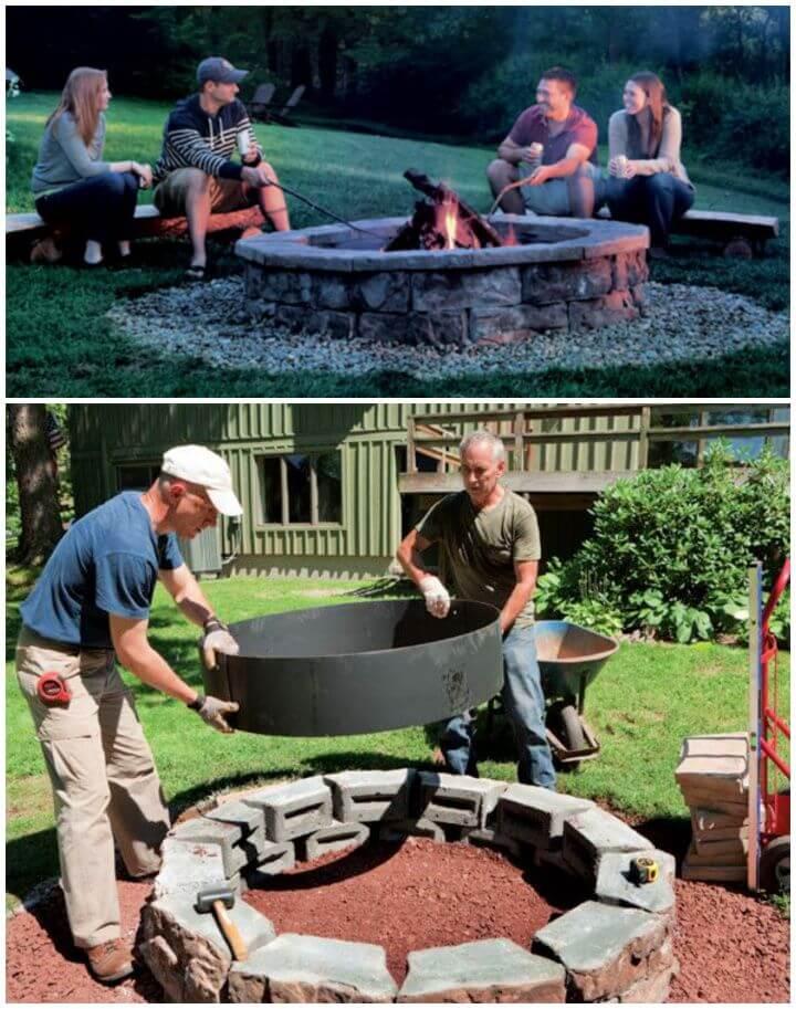 How to Build a Fire Pit With Bricks