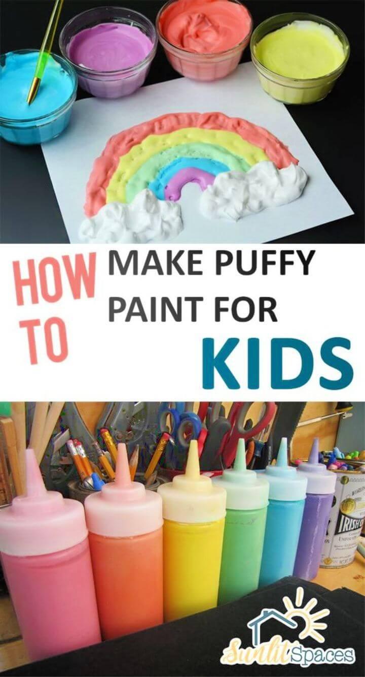 How to Make Puffy Paint for Kids
