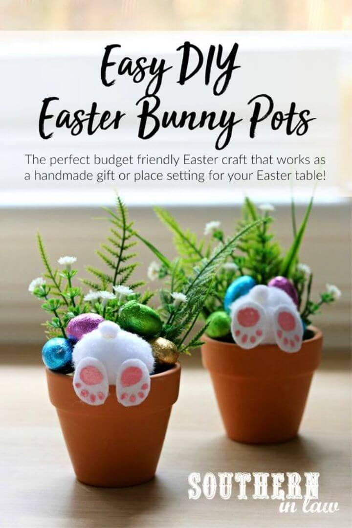 How to Make Your Own Curious Easter Bunny Pots An Easy DIY Easter Craft
