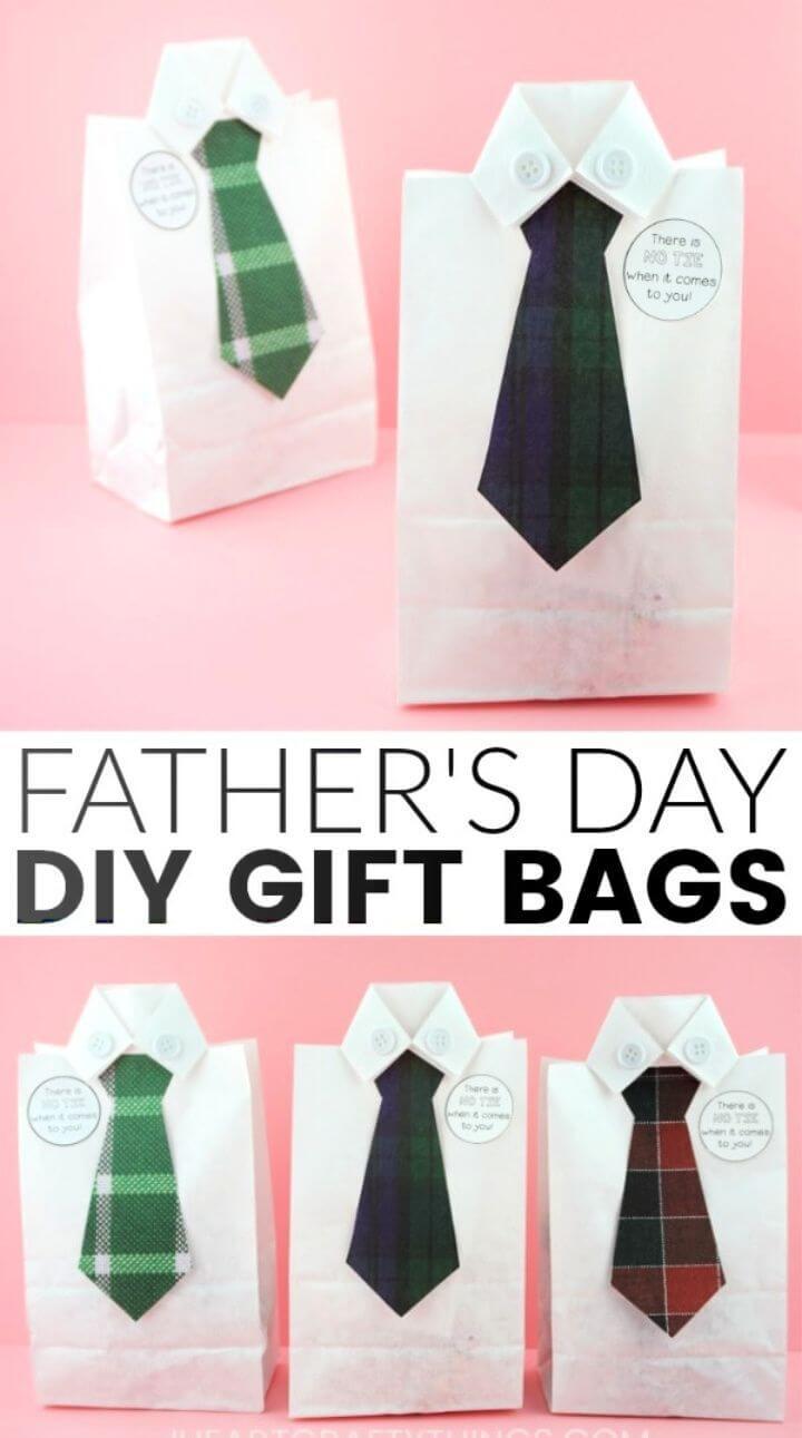 How to Make a DIY Fathers Day Gift Bag