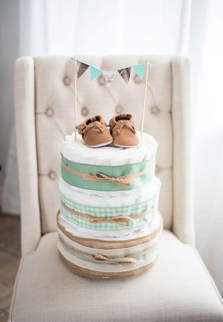 How to Make a Diaper Cake with Pampers