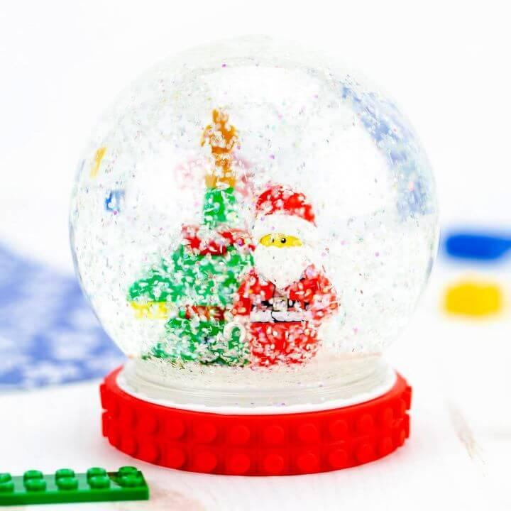 Make A DIY Snow Globe For Christmas