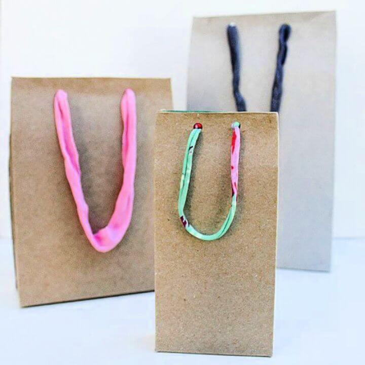 Make This Handmade Gift Bag Using a Cardboard Box