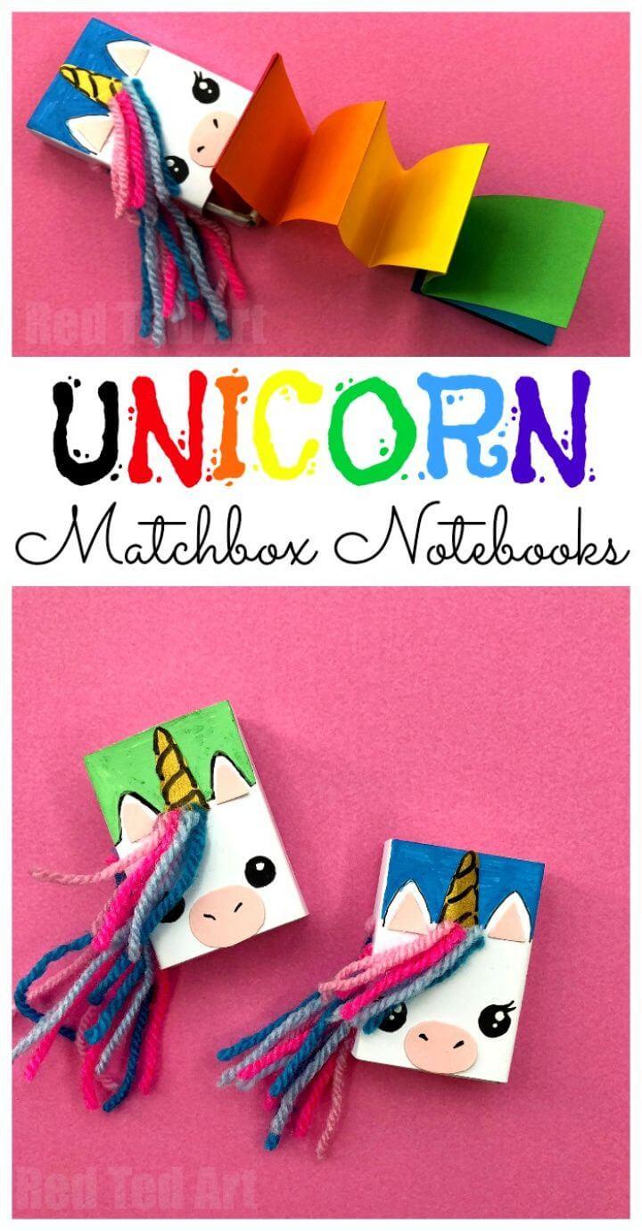 Matchbox Unicorn Notebook