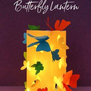 Paper Craft Make A Butterfly Lantern