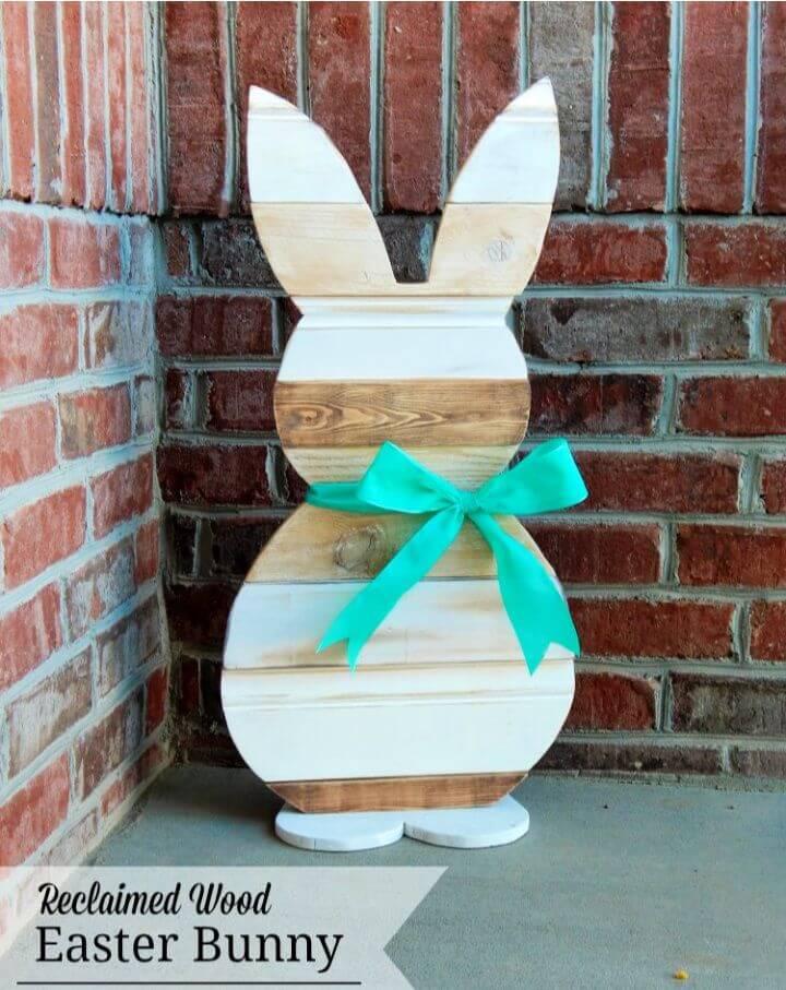 Reclaimed Wood Easter Bunny