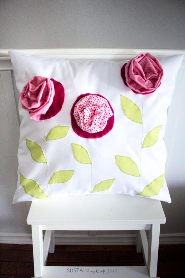 Upcycled Throw Pillow Gift For Mom