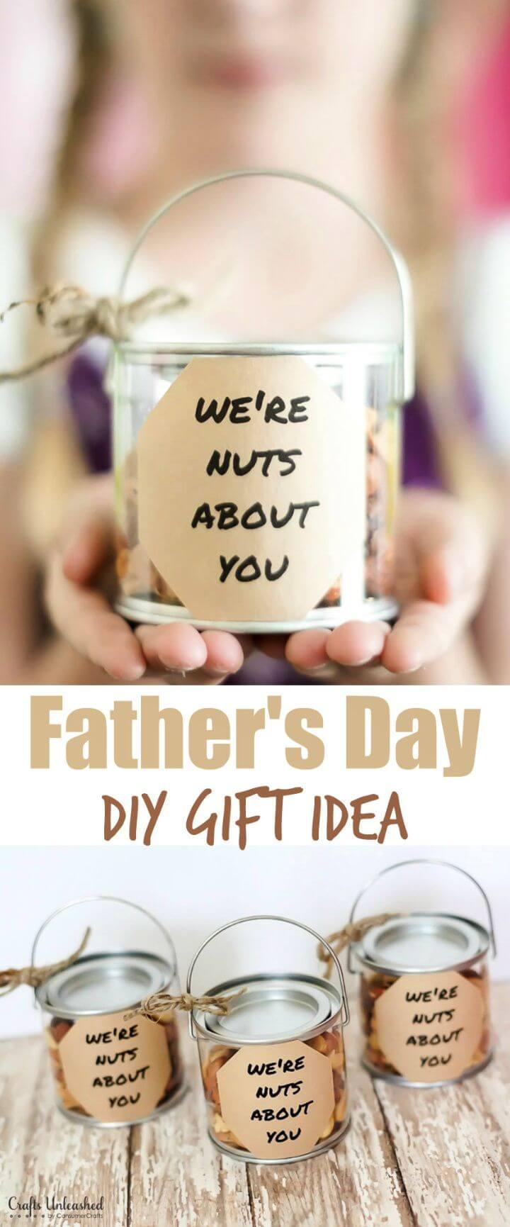 “Nuts About You” DIY Father’s Day Gifts For Fatherday