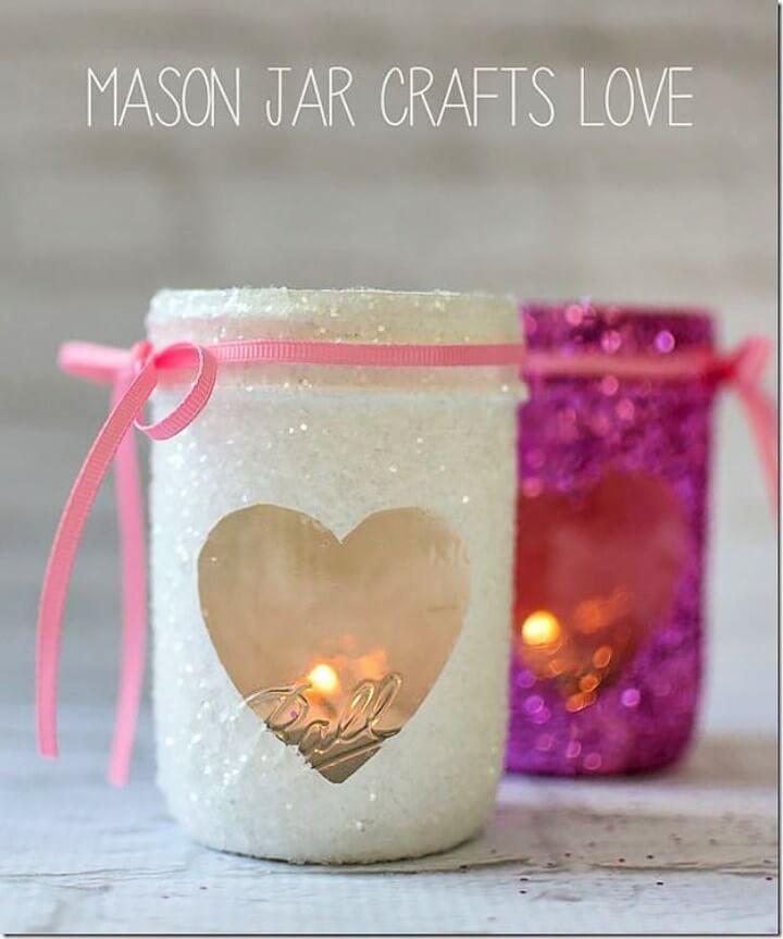 Charming DIY Mason Jar Gifts For Valentines Day