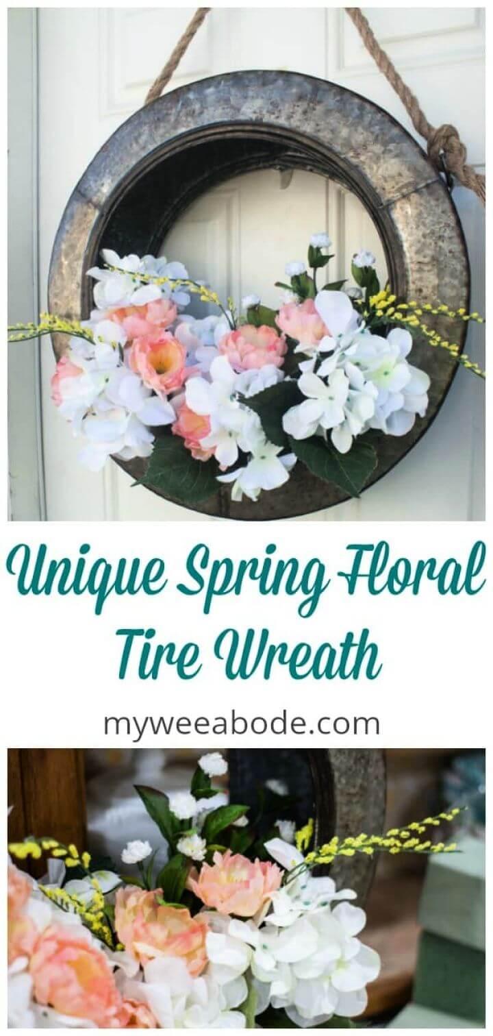 Create A DIY Unique Spring Wreath