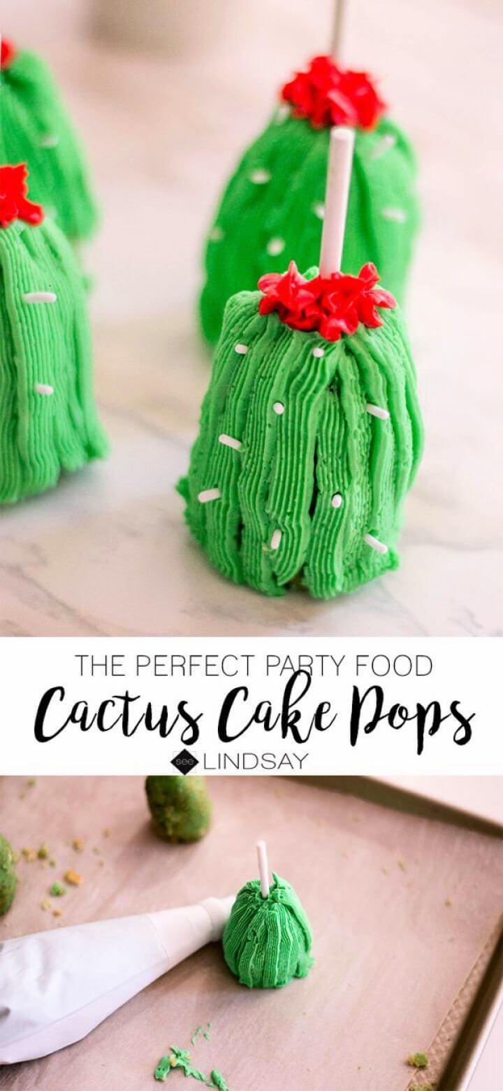 DIY Cactus Cake Pops Recipe For A Perfect Party
