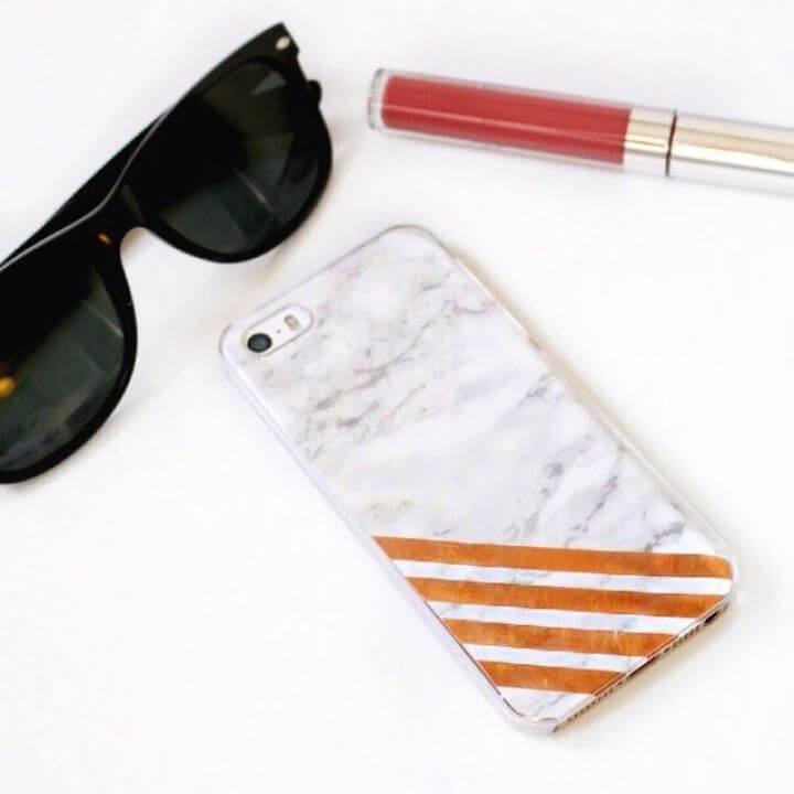 DIY Copper Marble Phone Case 1