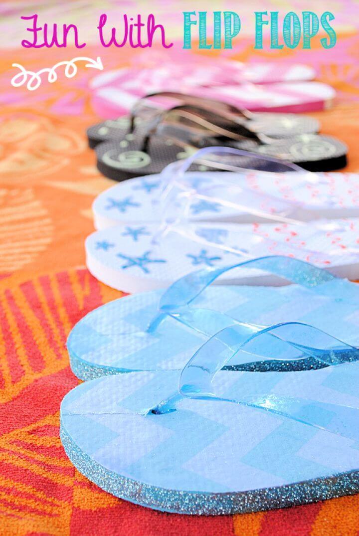 DIY Fun With Flip Flops By Crazy Little Projects