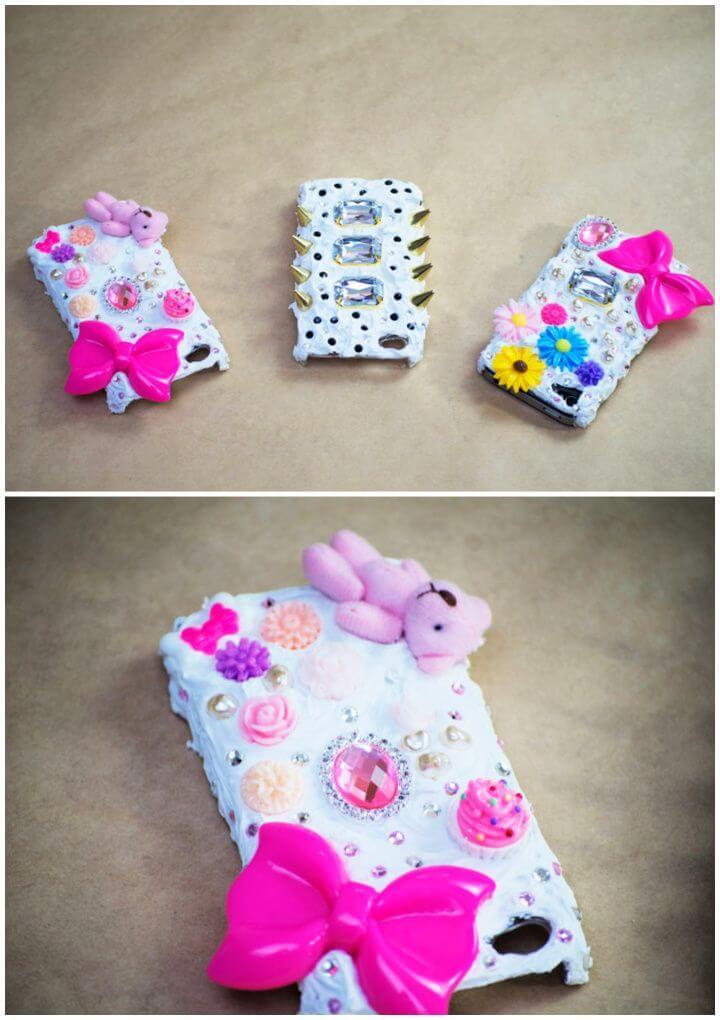 DIY Japanese Decoden Embellished Phone Cases 1