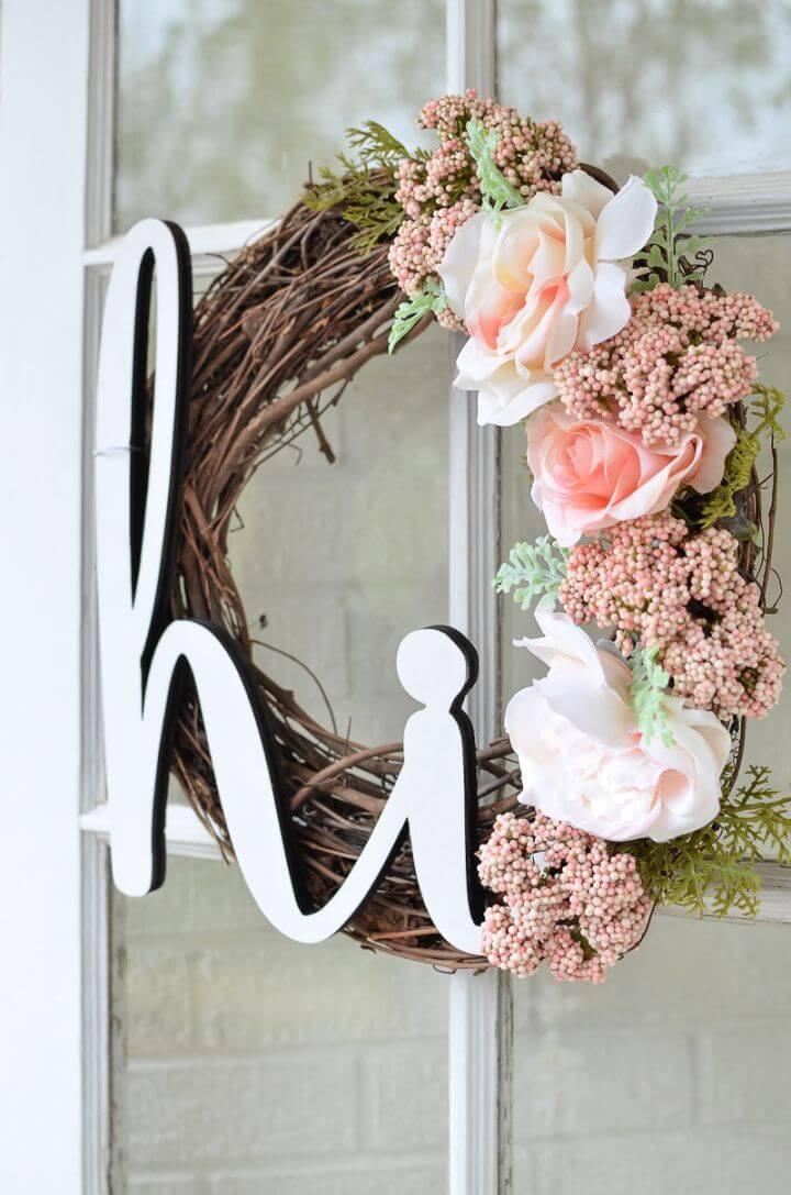 DIY Summer Wreath for Your Front Porch