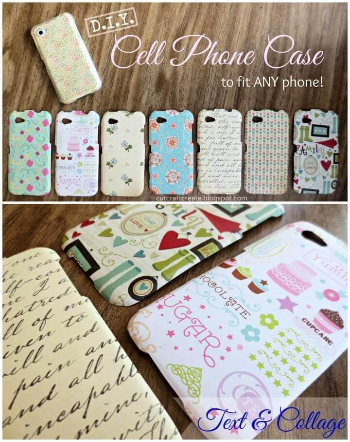 Easy DIY Cell Phone Case Tutorial 1