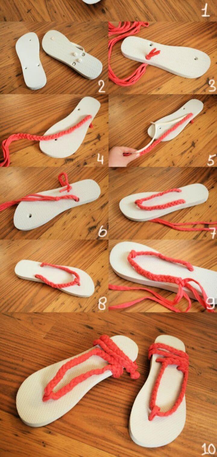 Easy DIY Flip Flops Idea