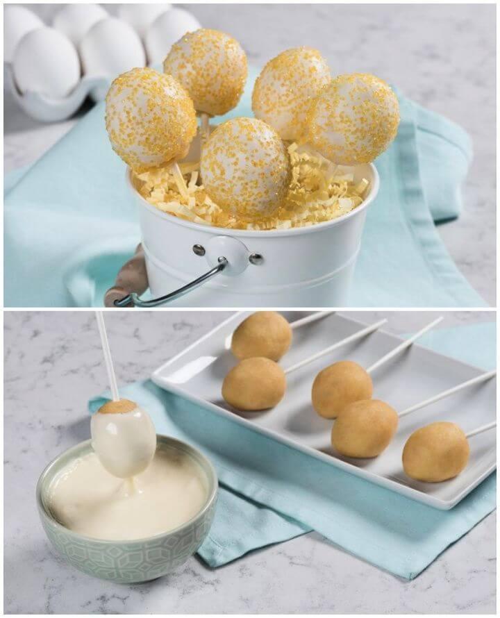 Easy DIY Lemon Drop Cake Pops