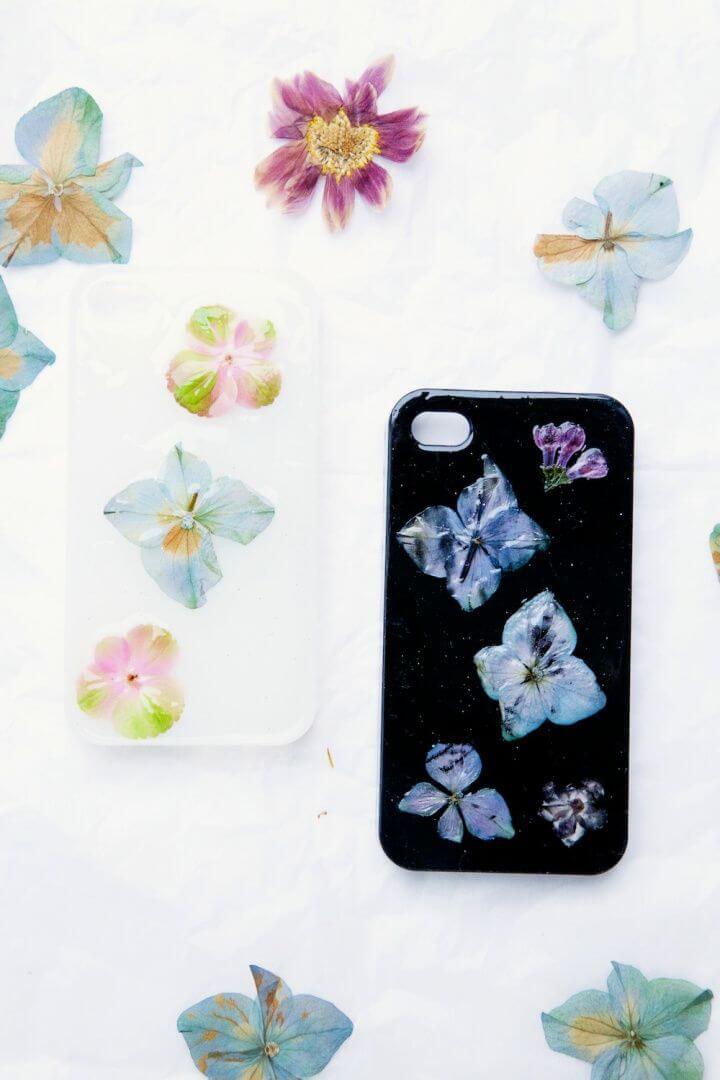 Easy DIY Pressed Flower Phone Cover Top 1