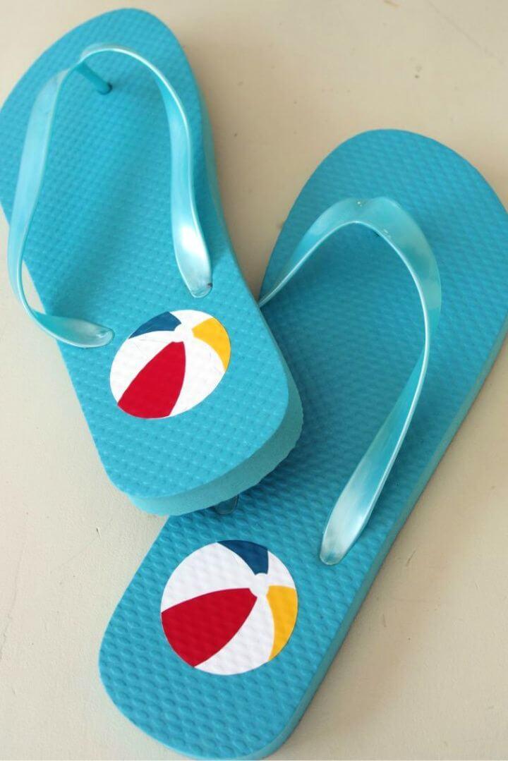 How To Apply Heat Transfer Vinyl To Flip Flops