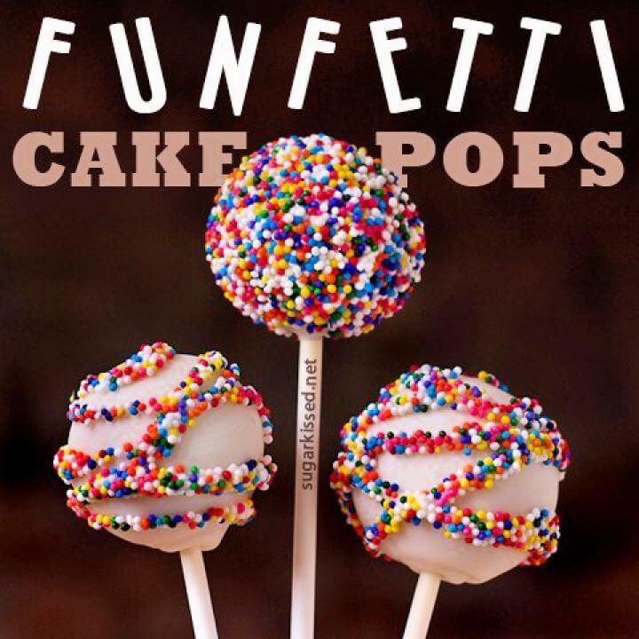 How To DIY Funfetti Cake Pops