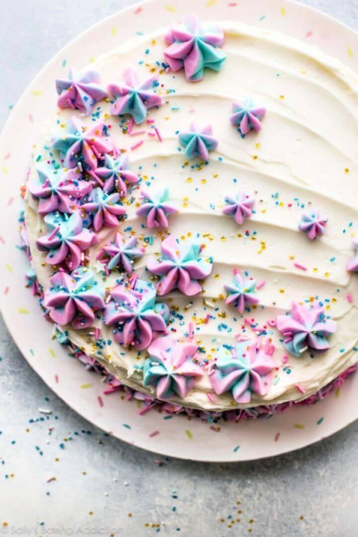 How To DIY Gender Reveal Cake