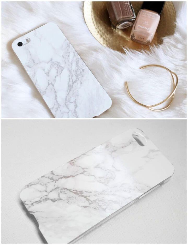 How To DIY Marble Cell Case Tutorial 1